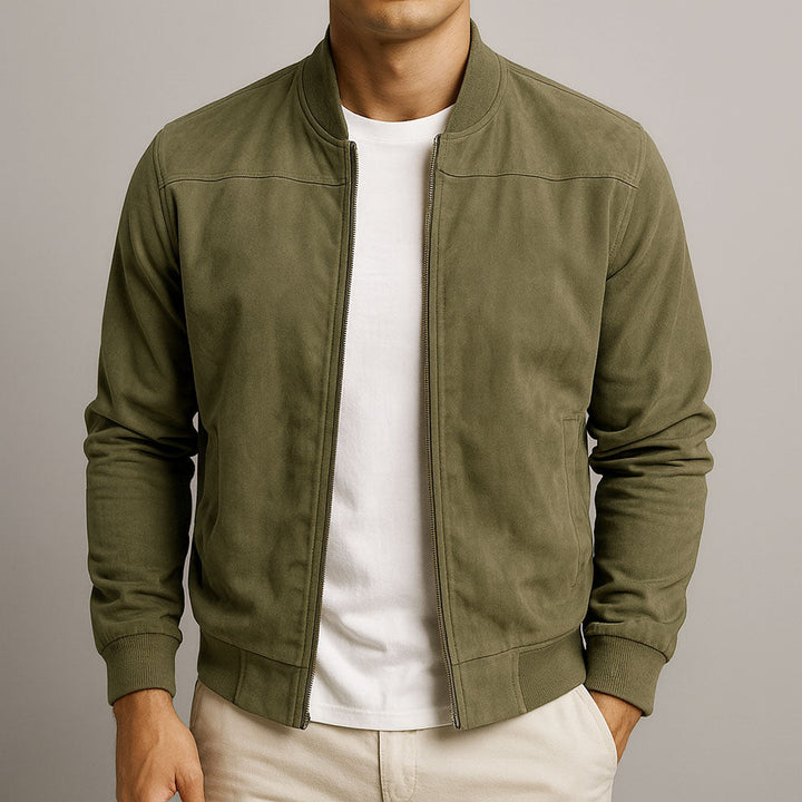 Leonard | Classic Zip Bomber Jacket