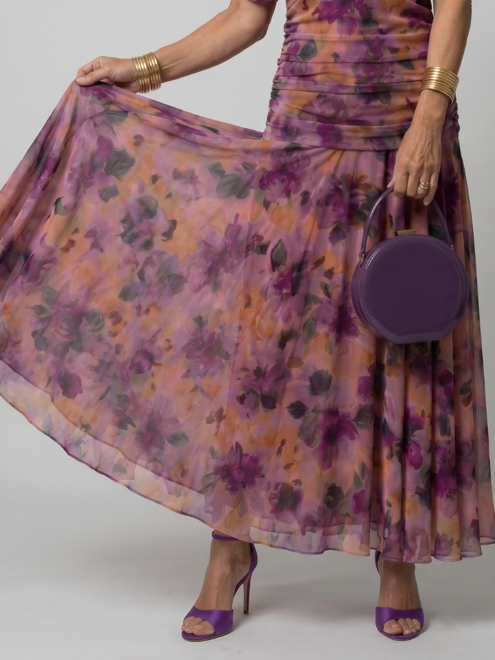 Delilah | Off-Shoulder Flowing Midi Dress