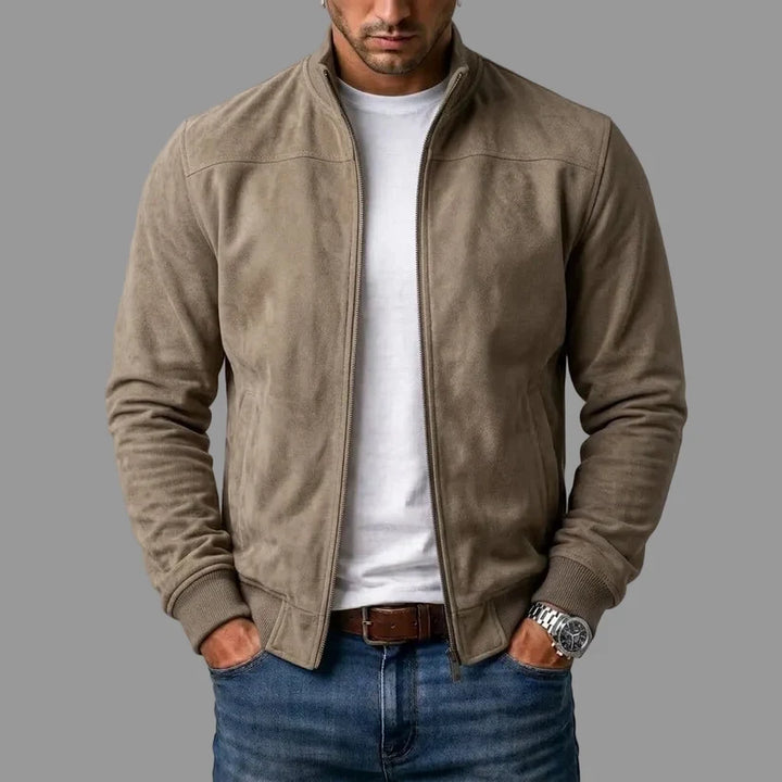 Dominic | Stand-Collar Bomber Jacket