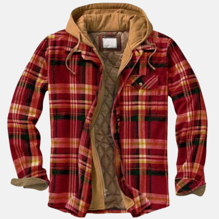 Harlan | Rugged Hooded Plaid Jacket