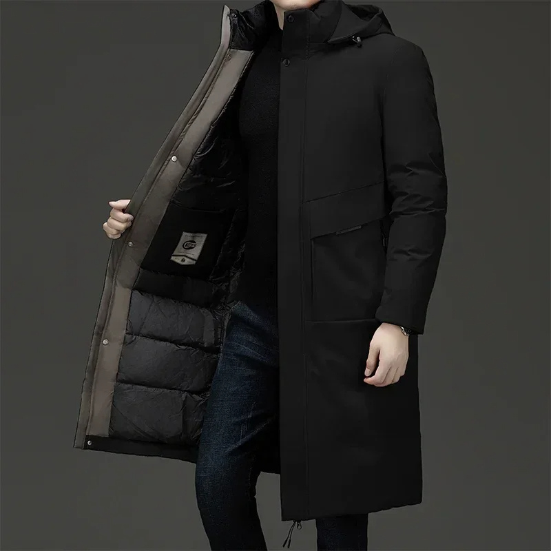 Garrett | Longline Hooded Winter Coat