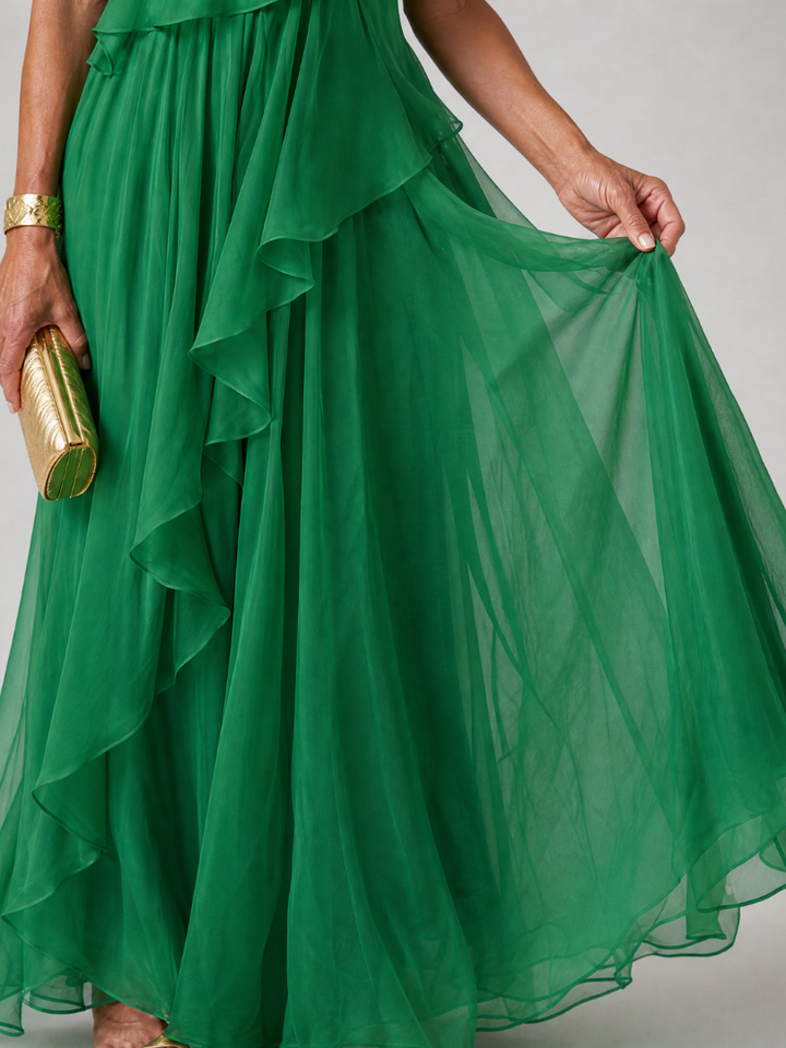 Rosaline | Flowing One-Shoulder Maxi Dress