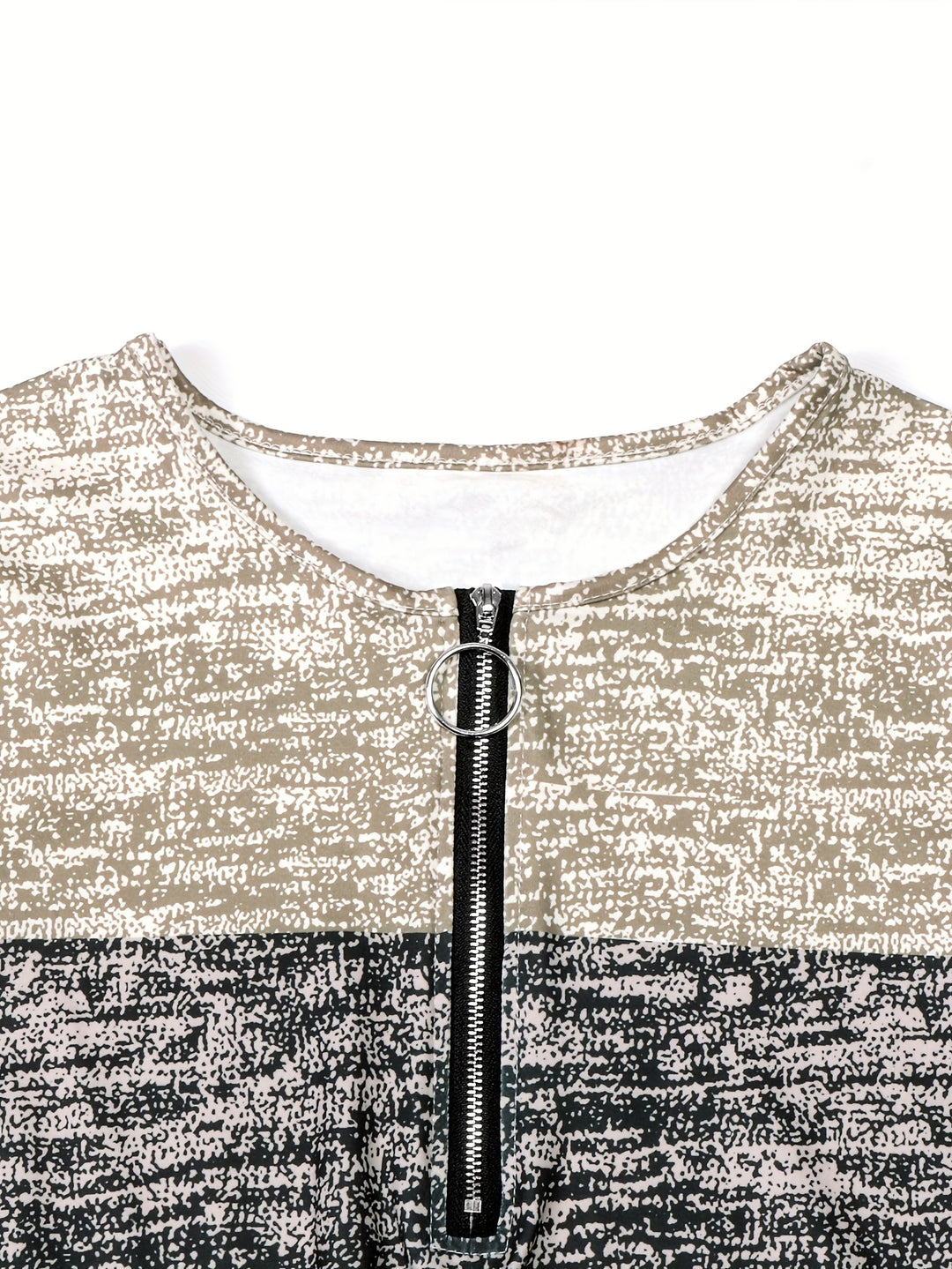 Mabel | Colorblock Quarter-Zip Top