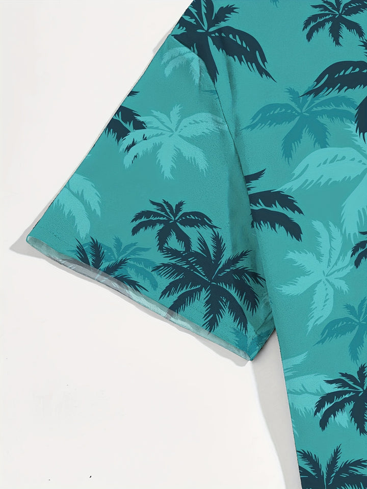 Cyrus | Men's Coconut Print Short Sleeve Shirt