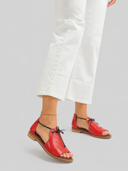 Winnie | Women's Leather Strap Sandals