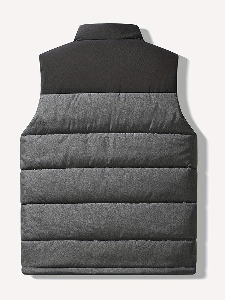 Everett Ridge | Quilted Stand-Collar Gilet