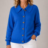 Rosaline | Classic Collared Button Cardigan