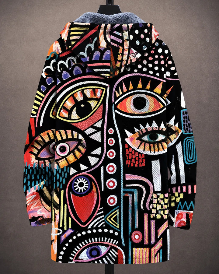 Hudson | Artful-Print Hooded Jacket