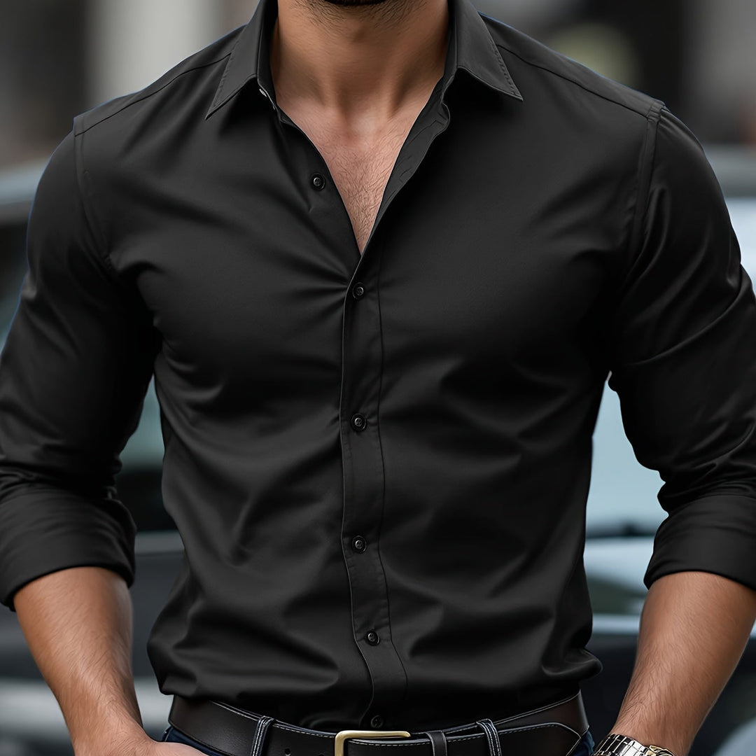 Griffin | Men's Solid Color Short Sleeve Shirt