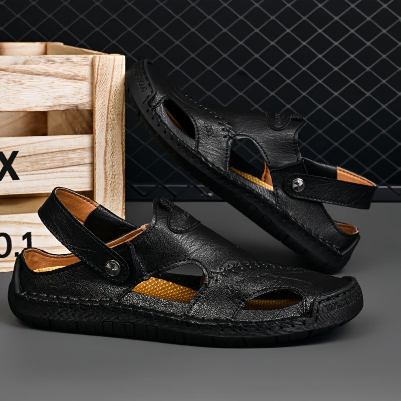 Ferran | Men's Hand-Stitched Closed-Toe Sandal