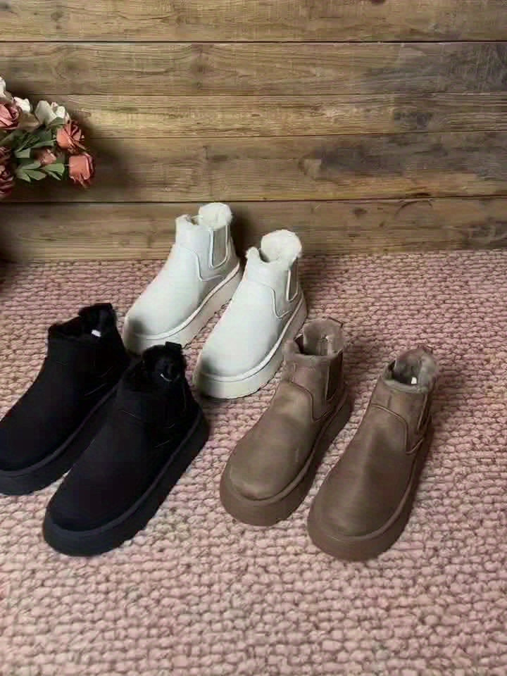 Priscilla | Cozy Platform Ankle Boots