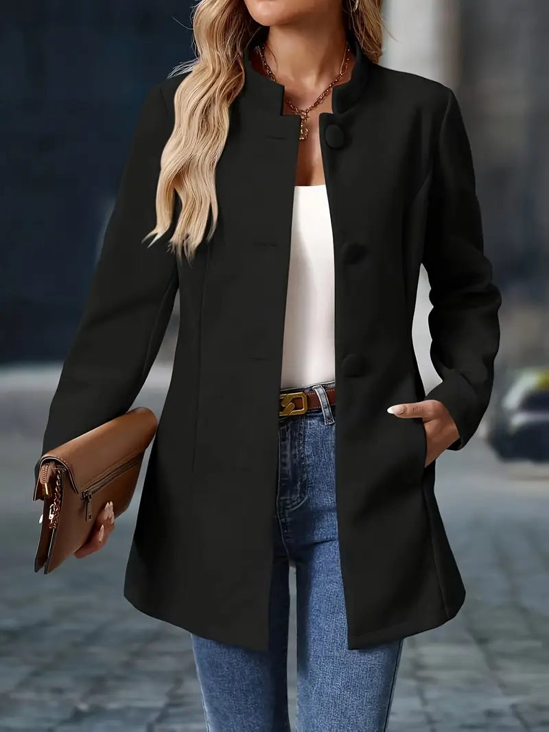Philippa | Elegant Button-Front Coat