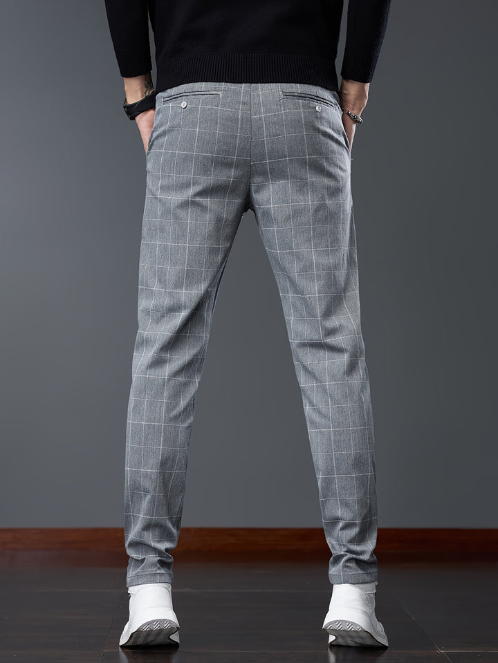 Hugh | Refined Checkered Trousers