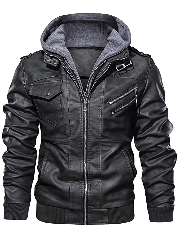 Declan | Hooded Rider Jacket