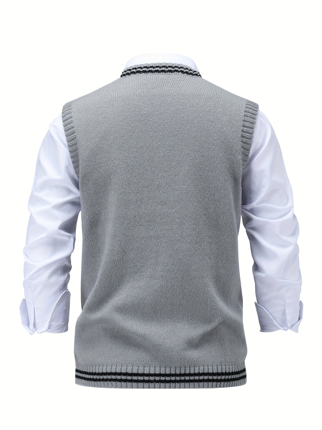 Winston | Cable-Knit V-Neck Sweater Vest