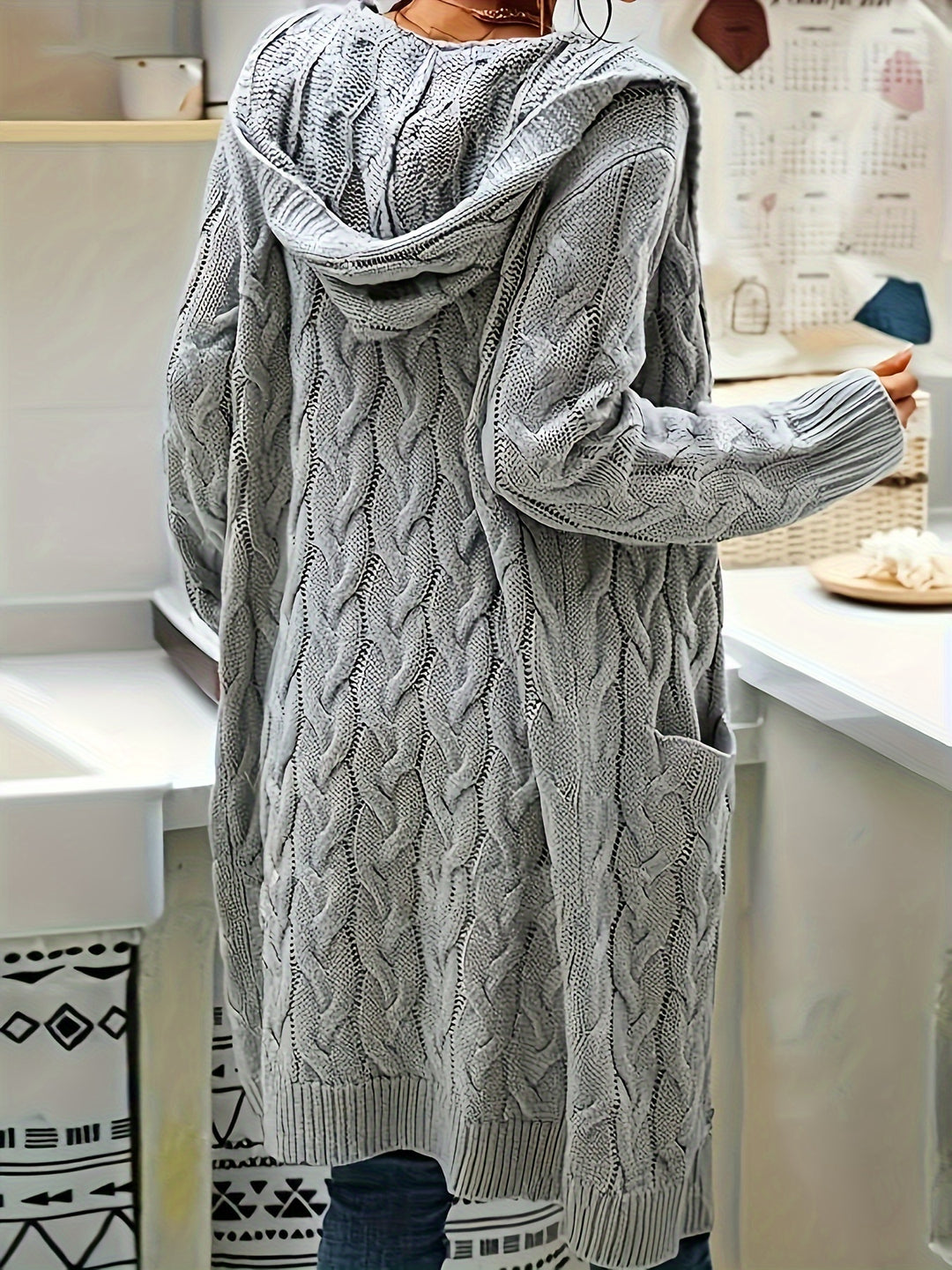 Nadine | Textured Longline Cardigan
