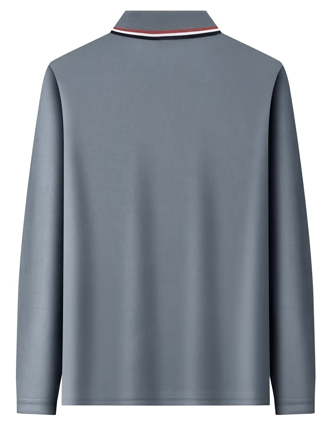 Wells | Men's Long Sleeve Lapel Polo Shirt