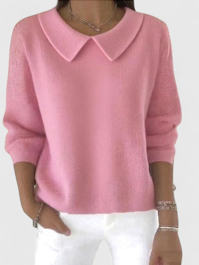 Enid | Refined Collared Sweater