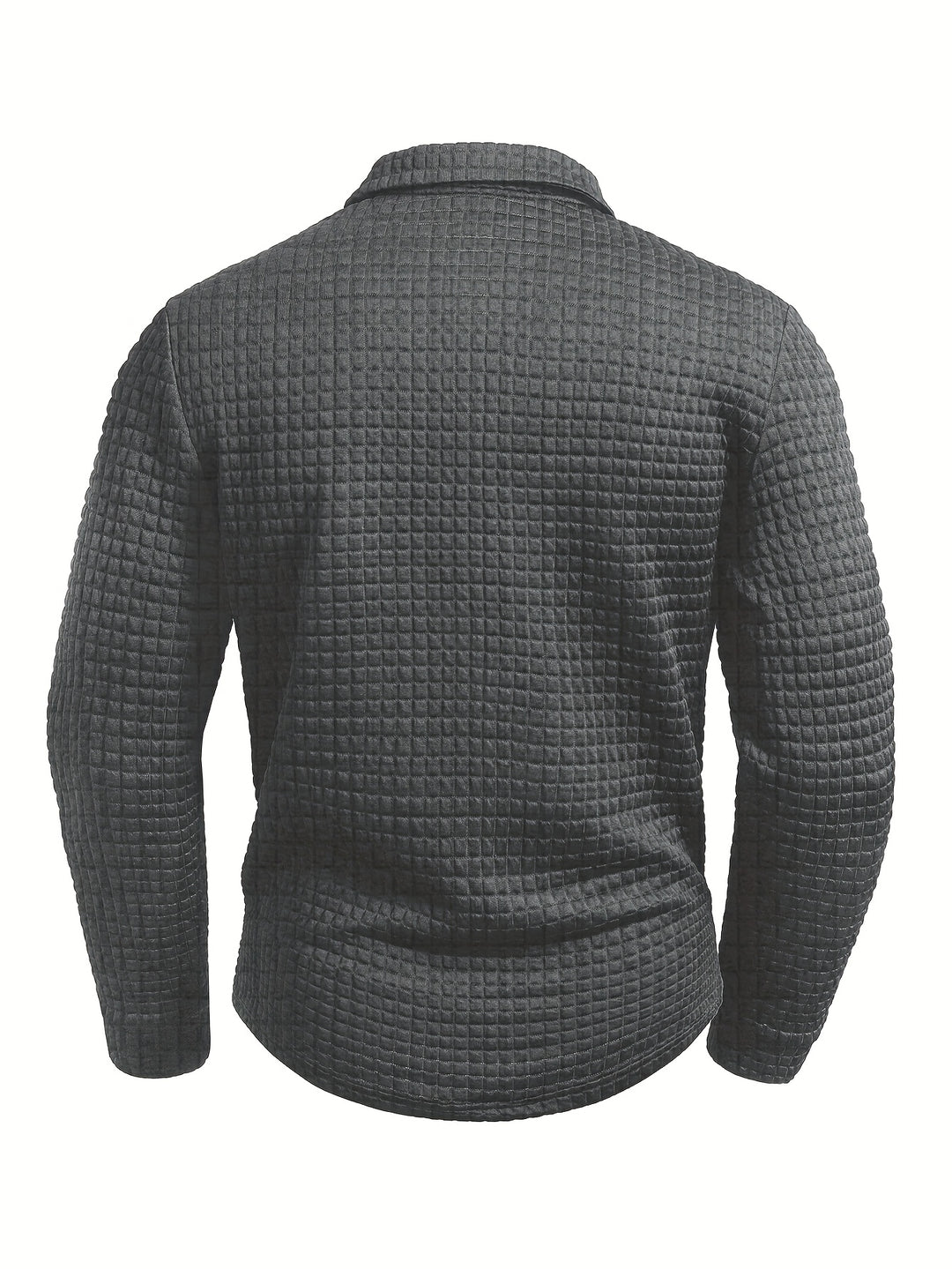 Hollis | Textured Long-Sleeve Polo Shirt
