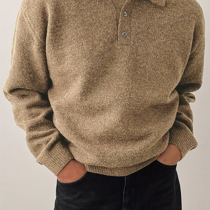 Sullivan | Refined Polo-Collar Sweater