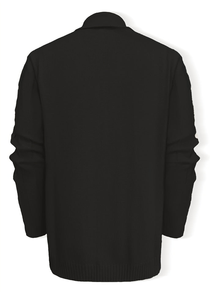 Easton | Cable-Knit Shawl Collar Cardigan
