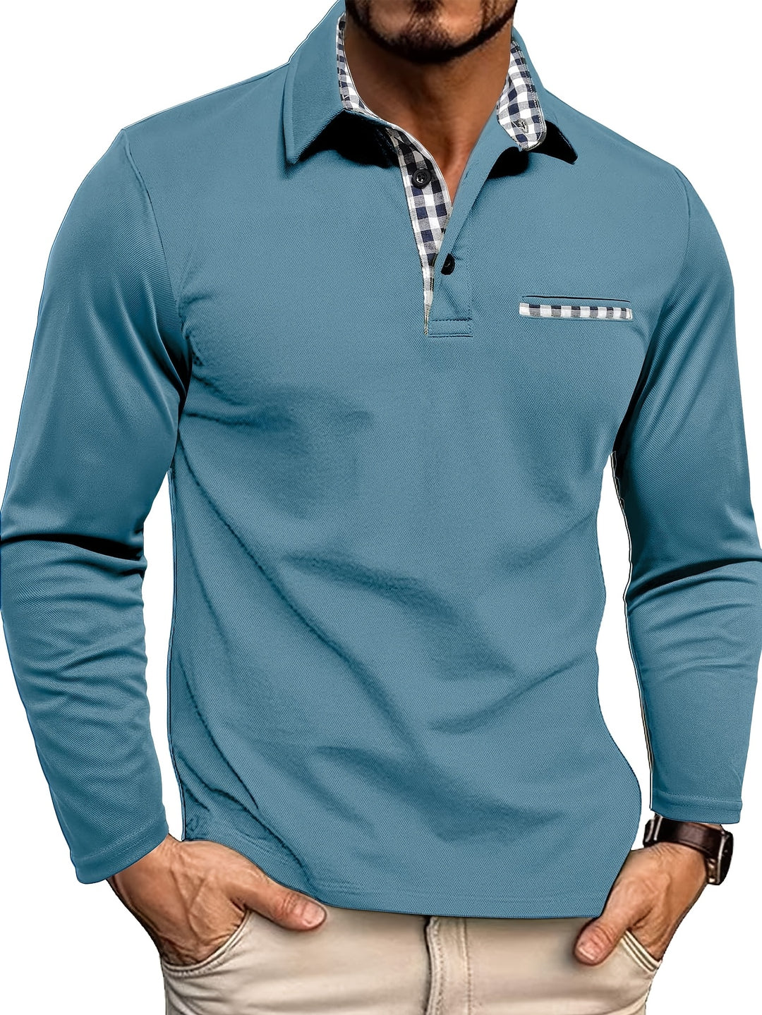 Colton | Refined Long-Sleeve Polo Shirt