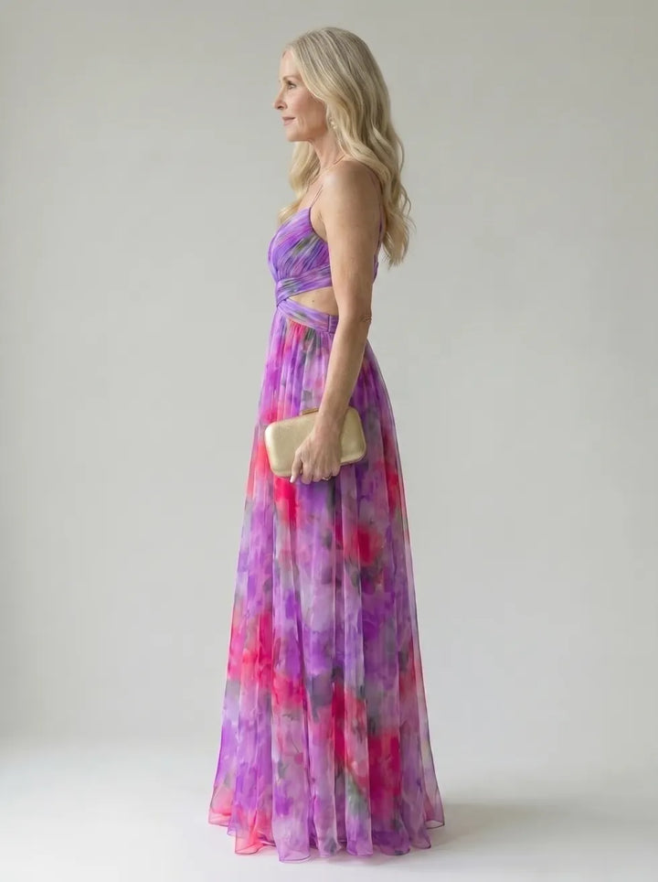 Sabrina | Flowing Cutout Maxi Dress