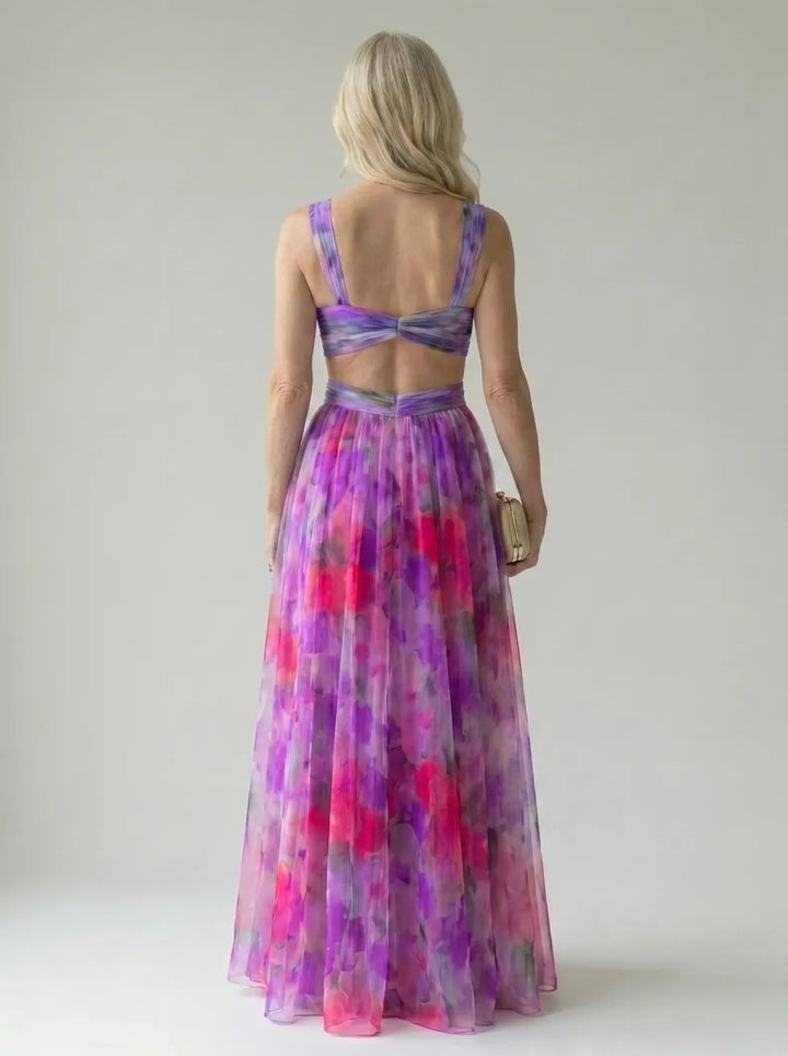 Sabrina | Flowing Cutout Maxi Dress