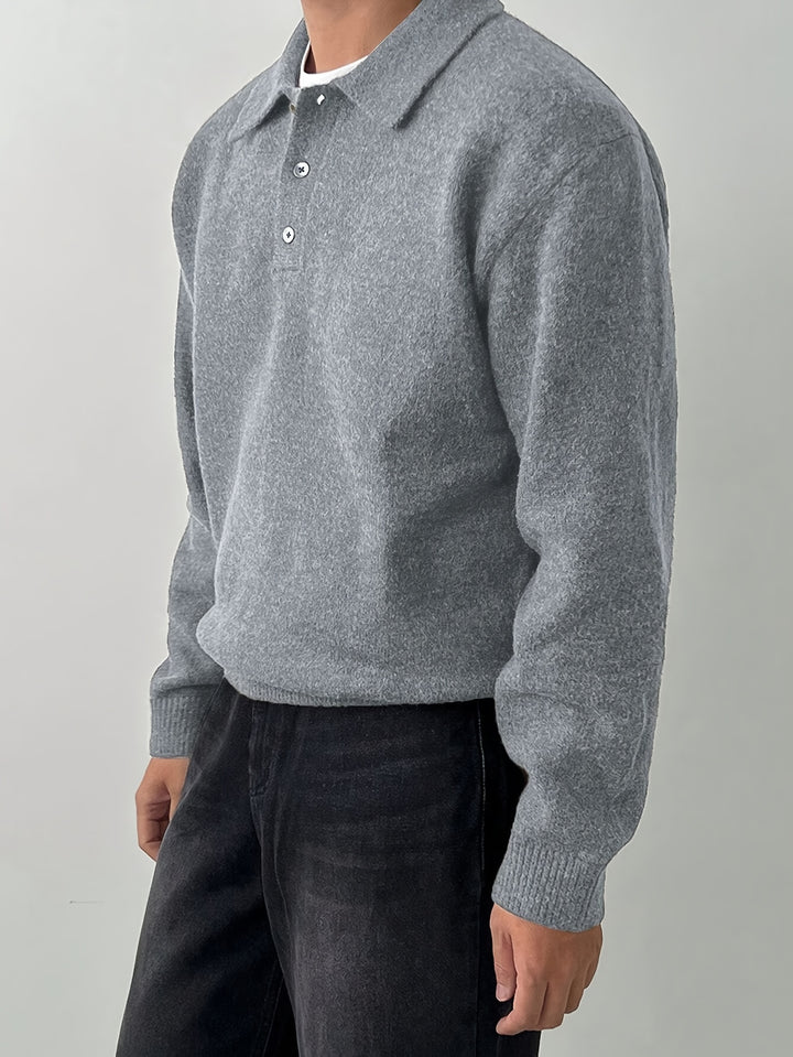 Sullivan | Refined Polo-Collar Sweater