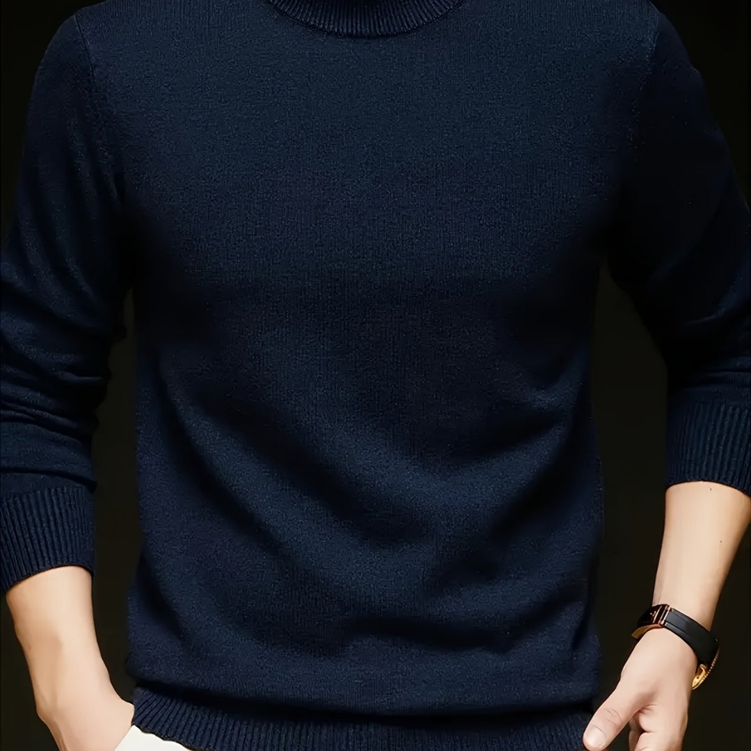 Callen | Mock Neck Knit Sweater