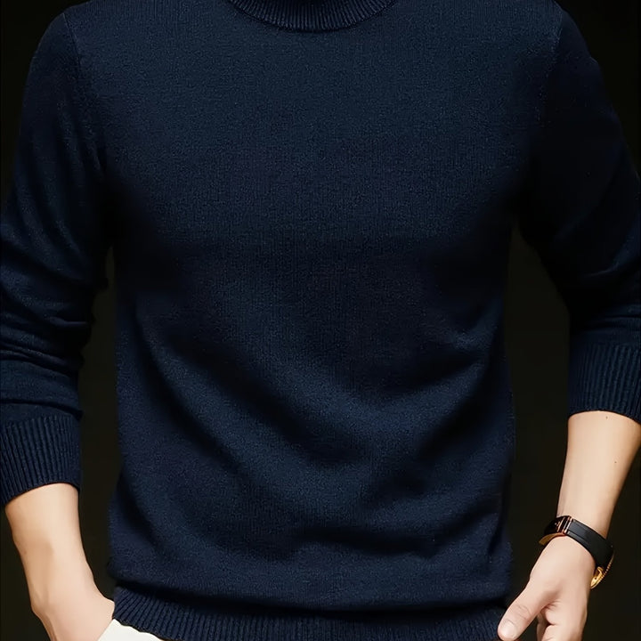 Callen | Mock Neck Knit Sweater