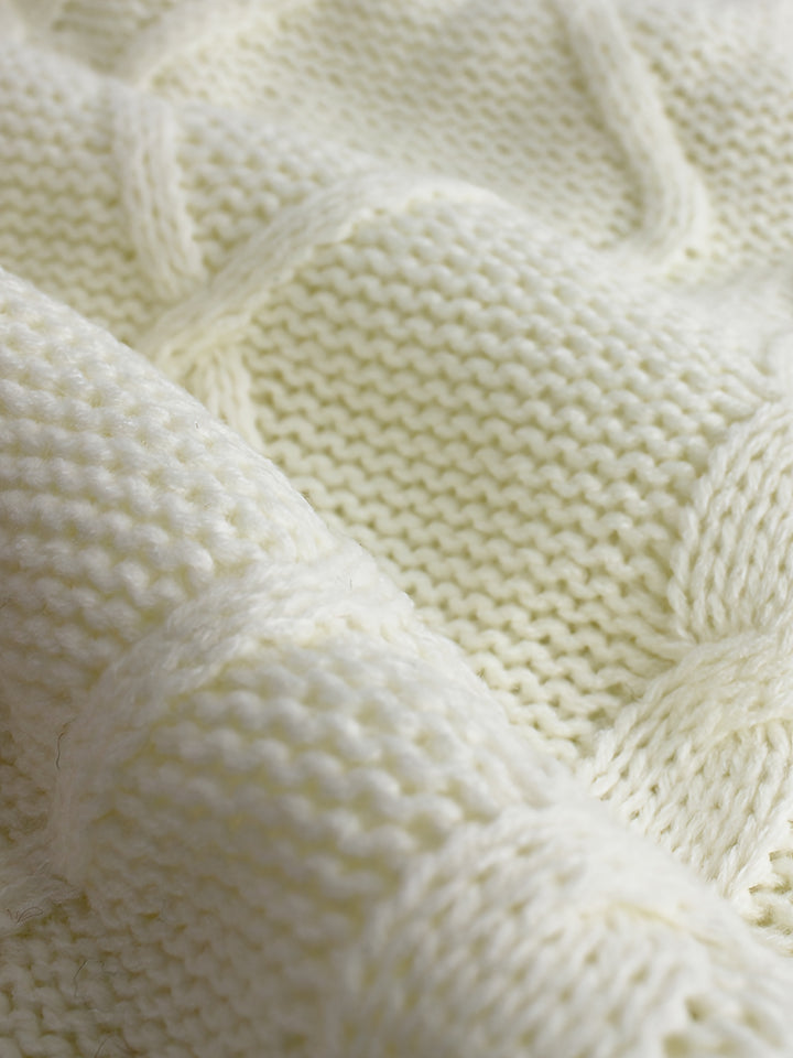 Cambria | Cable-Knit V-Neck Sweater Vest