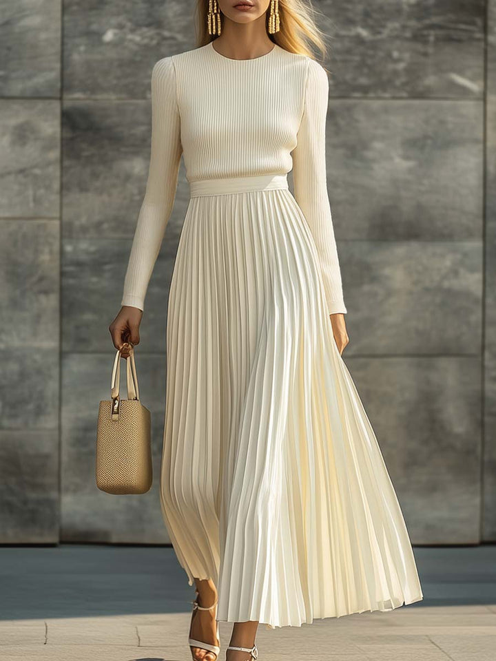 Harriet | Elegant Pleated Maxi Dress