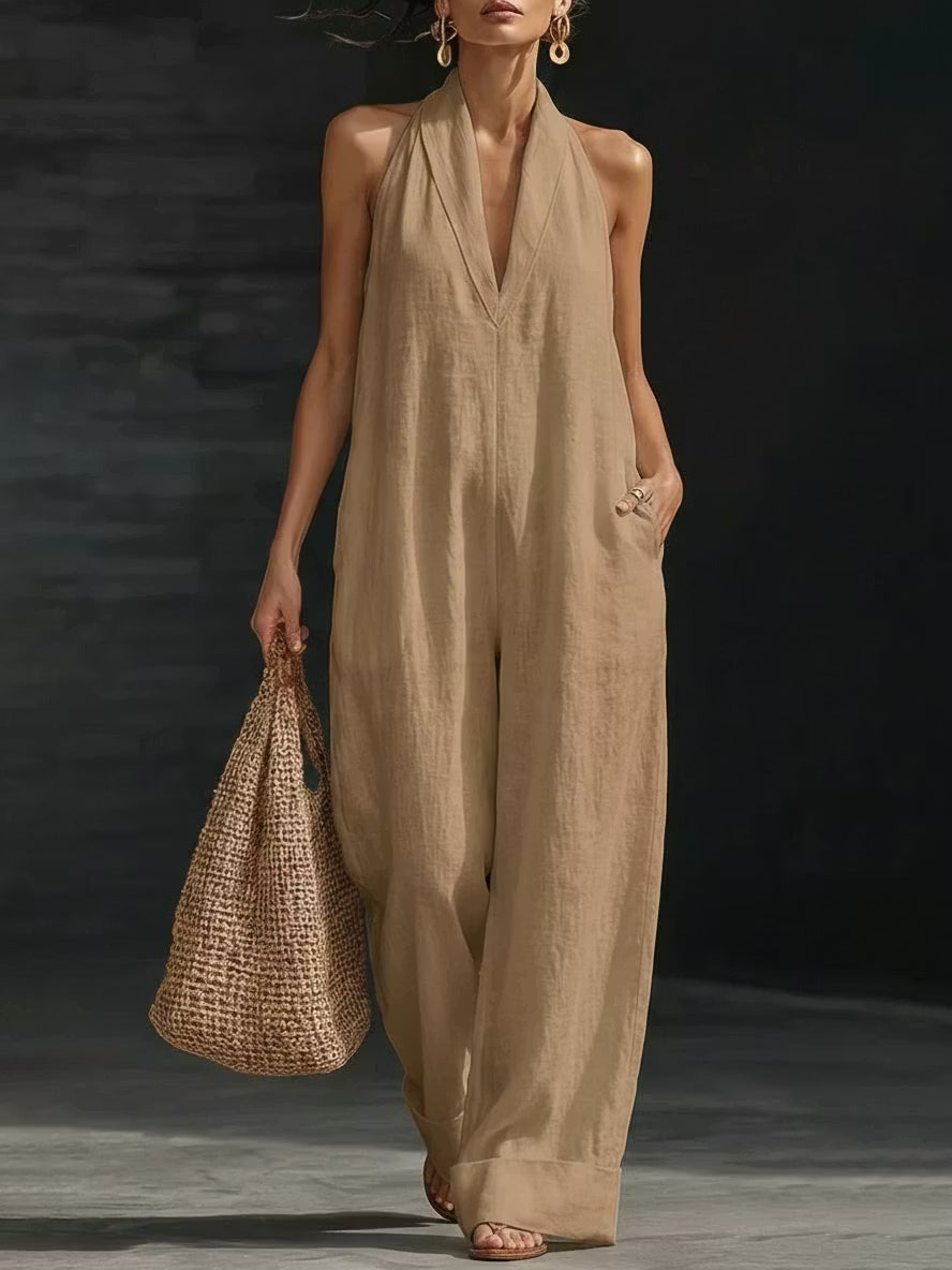Solene | Relaxed Wide-Leg Jumpsuit