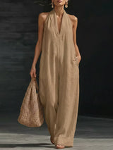 Solene | Relaxed Wide-Leg Jumpsuit