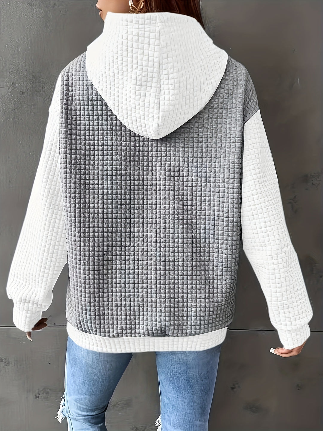 Carol | Cozy Color Block Hoodie