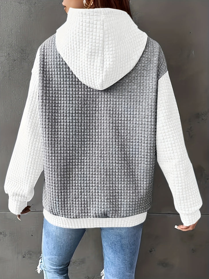 Carol | Cozy Color Block Hoodie