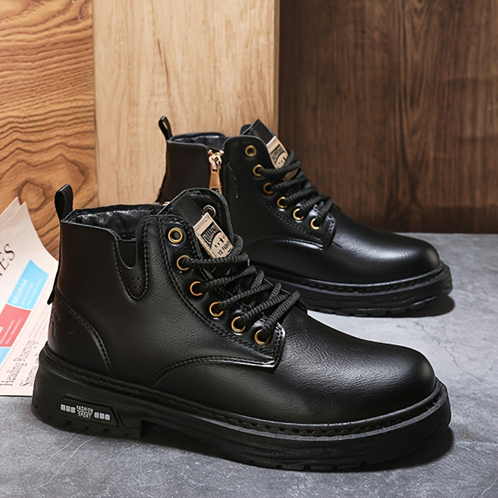 Bennet | Rugged Fleece-Lined High-Top Boots