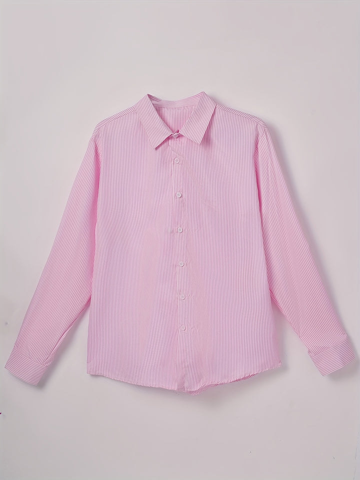 Colton | Men's Striped Long Sleeve Shirt