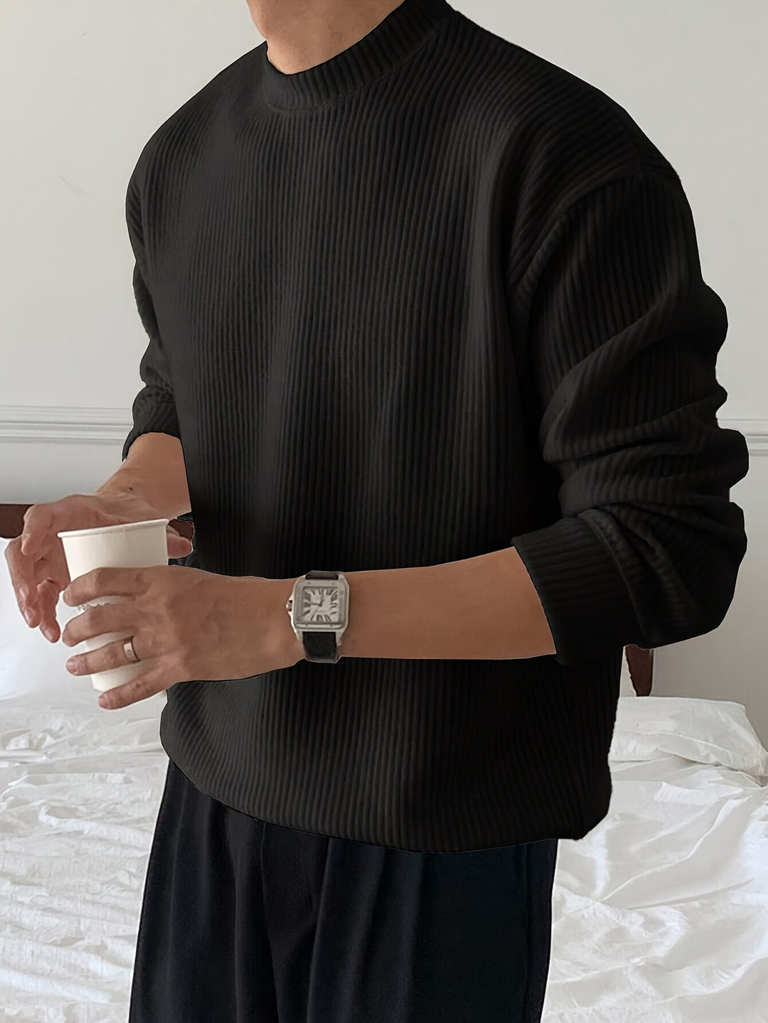 Rupert | Ribbed Crew Neck Sweater
