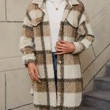 Josephine | Checked Cozy Shacket Coat
