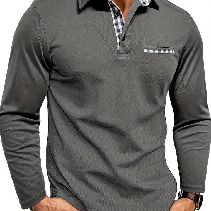 Colton | Refined Long-Sleeve Polo Shirt