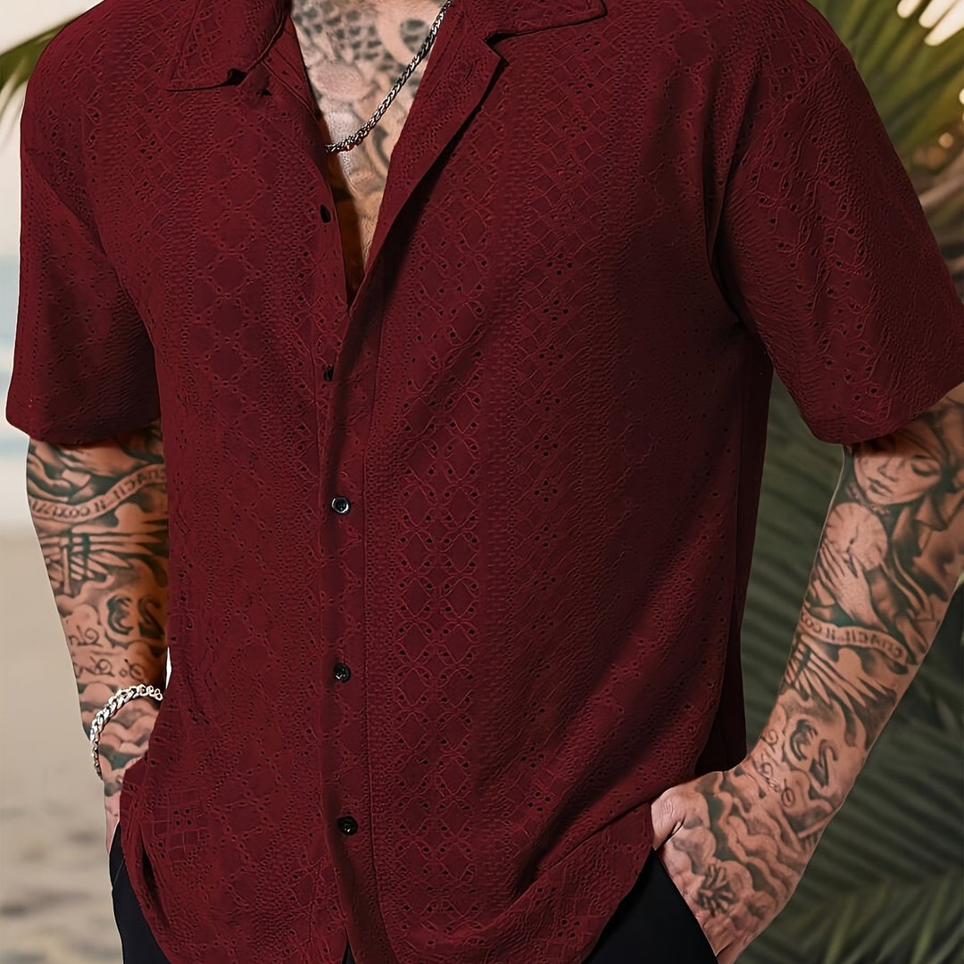 Hayes | Men's Solid Color Button-Up Shirt