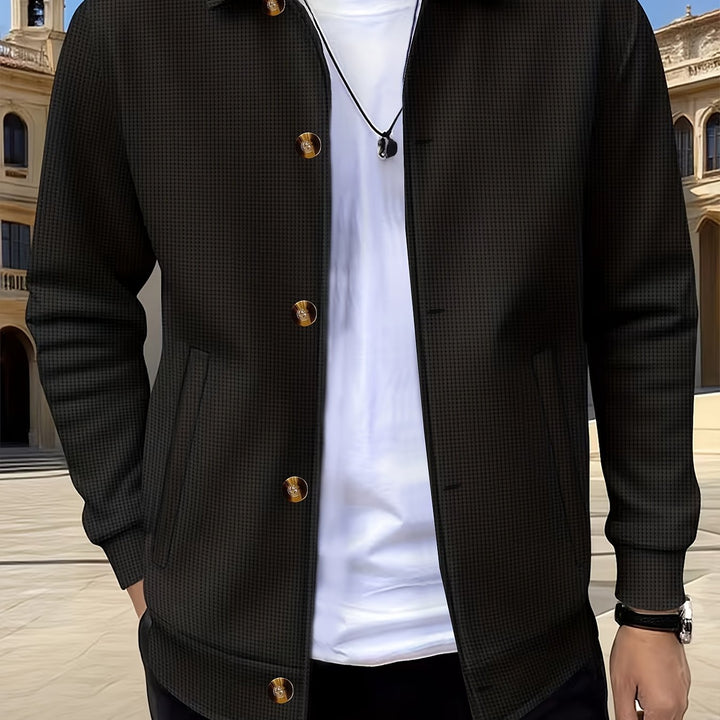 Sterling | Textured Button-Up Jacket
