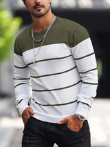 Harvey | Striped Crew Neck Sweater