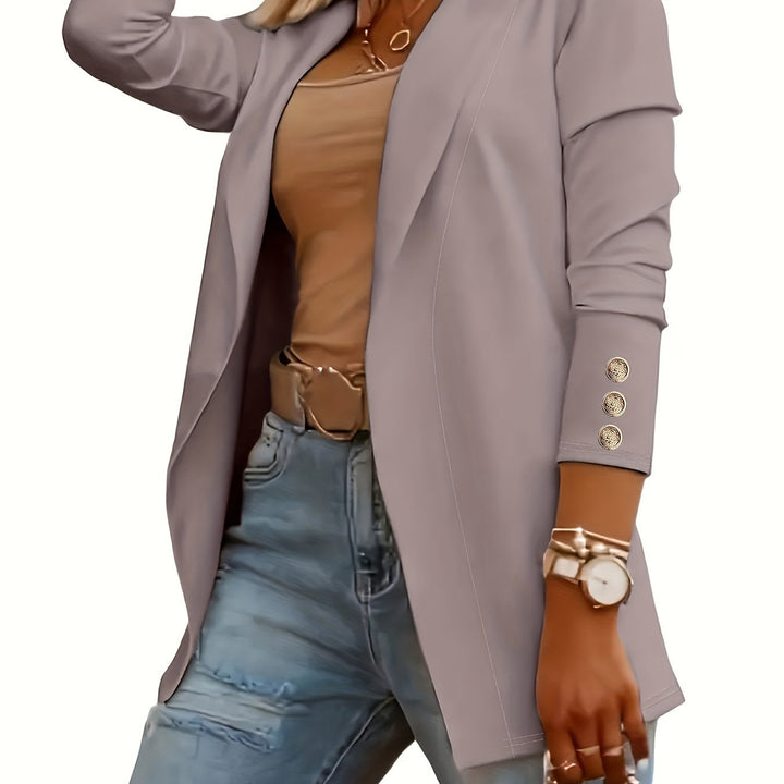 Margaret | Tailored Open-Front Blazer