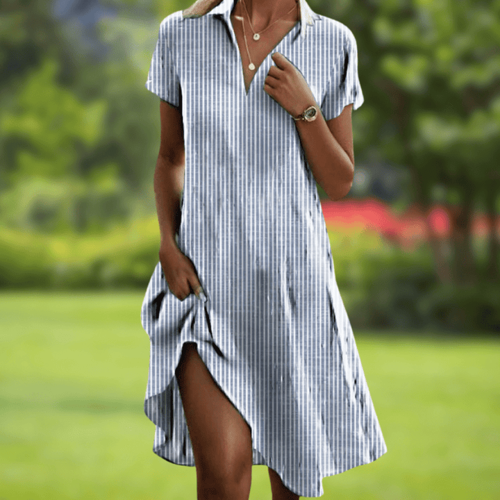 Larissa | Bohemian V-Neck Summer Dress