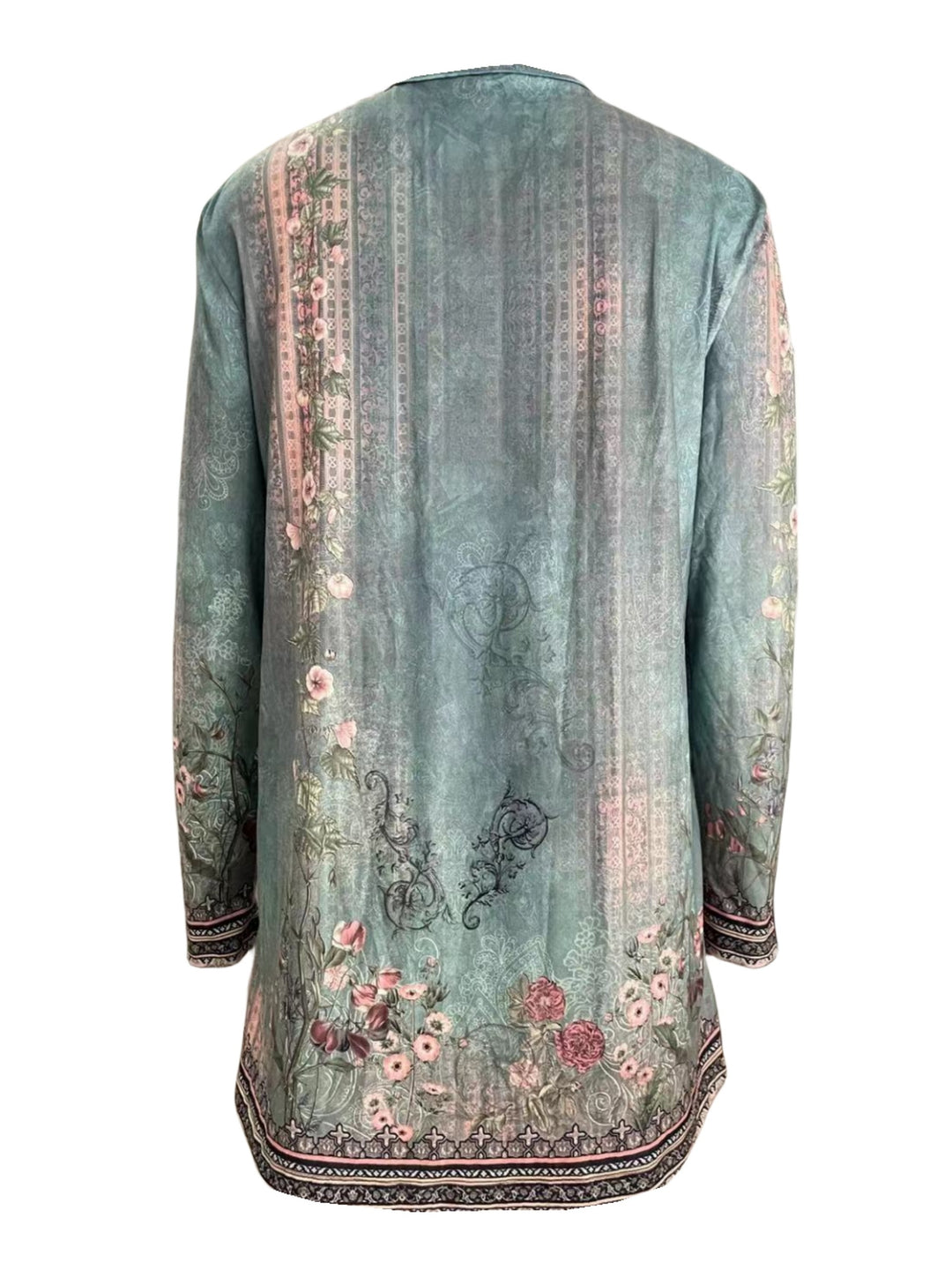 Adelaide | Botanical Open-Front Cardigan