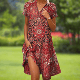 Larissa | Bohemian V-Neck Summer Dress