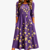 Coraline | Floral Pocket Midi Dress